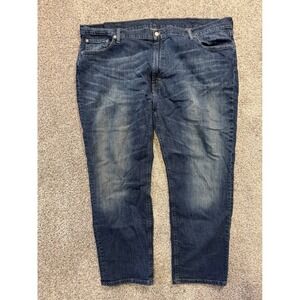 Levis 541 Mens Jeans W48 L30 Regular Taper Dark Wash Denim Blue‎
